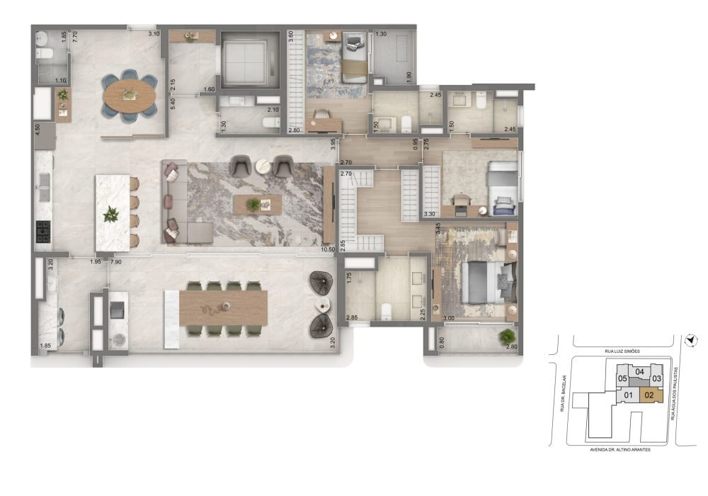 PLANTA 179M² OPCAO 03